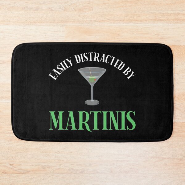 Item preview, Easily Distracted By Martinis designed and sold by Cat Lady Designs.