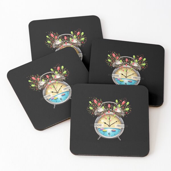 Item preview, Summer Freedom Clock Explosion designed and sold by AbanoubStore.