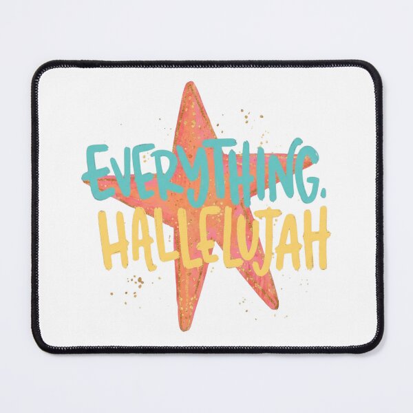 Item preview, Everything Hallelujah Funny Coastal Starfish Faith Art designed and sold by VGAfanatic.