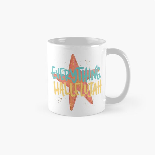 Item preview, Everything Hallelujah Funny Coastal Starfish Faith Art designed and sold by VGAfanatic.