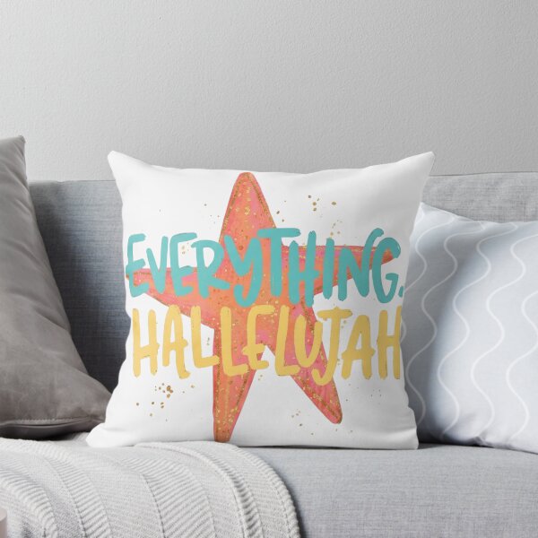 Item preview, Everything Hallelujah Funny Coastal Starfish Faith Art designed and sold by VGAfanatic.