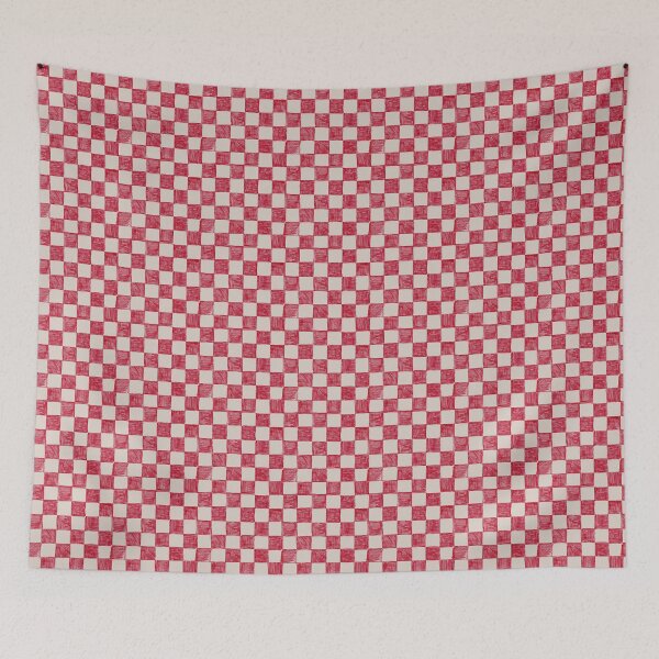Item preview, Checkered red pen hand drawn designed and sold by SusanaDesigns.