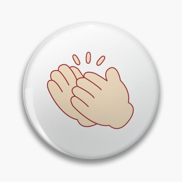 Item preview, Clapping hands sticker, minimalist design designed and sold by YallaCreative13.