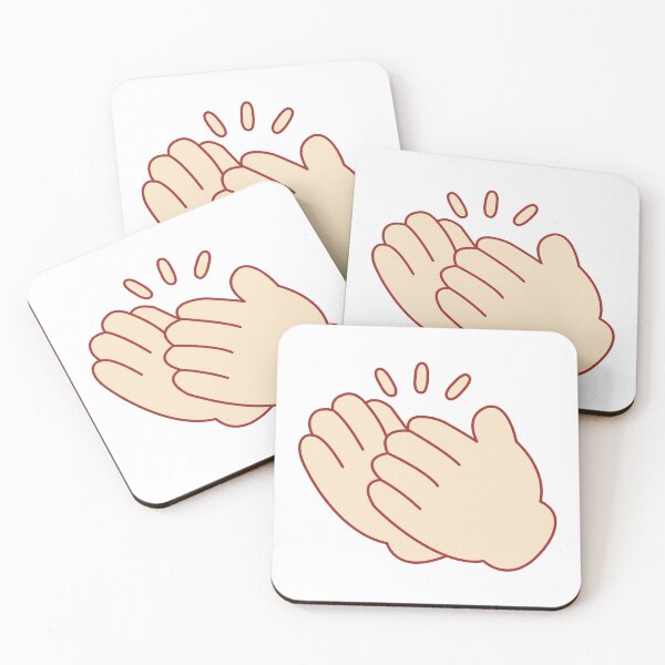 Item preview, Clapping hands sticker, minimalist design designed and sold by YallaCreative13.