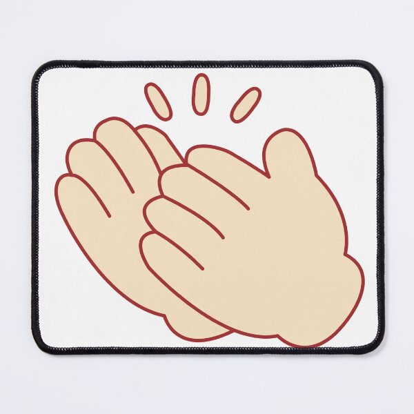 Item preview, Clapping hands sticker, minimalist design designed and sold by YallaCreative13.