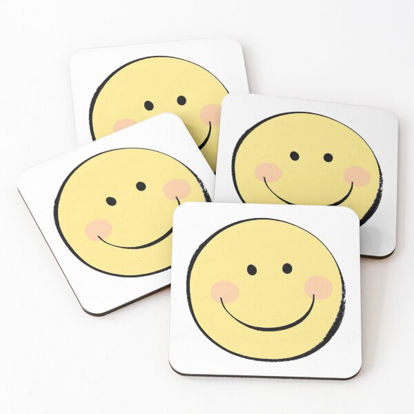 Item preview, Cute kawaii happy face smiley sticker designed and sold by YallaCreative13.