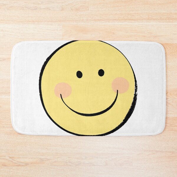 Item preview, Cute kawaii happy face smiley sticker designed and sold by YallaCreative13.
