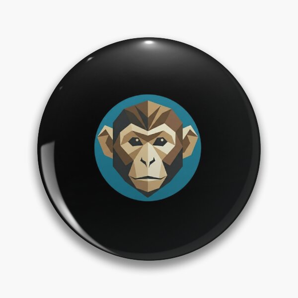 Item preview, Pixel Art Monkey Face – Gamer Icon for Social Media Profiles designed and sold by bsbd-action.