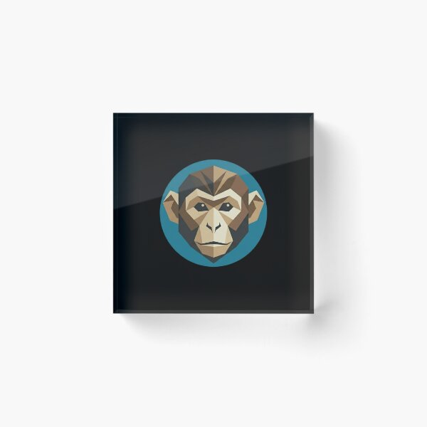 Item preview, Pixel Art Monkey Face – Gamer Icon for Social Media Profiles designed and sold by bsbd-action.