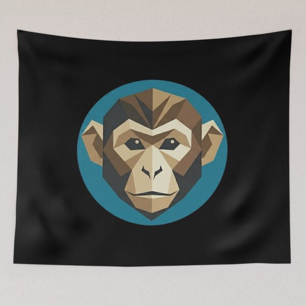 Item preview, Pixel Art Monkey Face – Gamer Icon for Social Media Profiles designed and sold by bsbd-action.