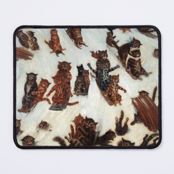 Item preview, The Tabby Toboggan Club - Louis Wain designed and sold by forgottenbeauty.