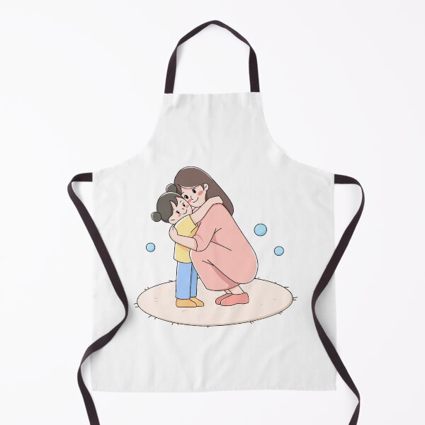 Item preview, Kawaii hug sticker tender moment illustration designed and sold by YallaCreative13.
