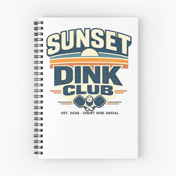 Item preview, Sunset Dink Club Pickleball Social Club Shirt | Court Side Vintage Design designed and sold by The Daily Goods.