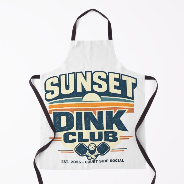 Item preview, Sunset Dink Club Pickleball Social Club Shirt | Court Side Vintage Design designed and sold by The Daily Goods.