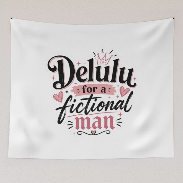 Item preview, Delulu for a fictional man Kpop Quote Art Korean Drama Actor Kdrama Korea Historical Drama Portrait Art Fan art Chinese actor illustration designed and sold by HELL0WBELLO.
