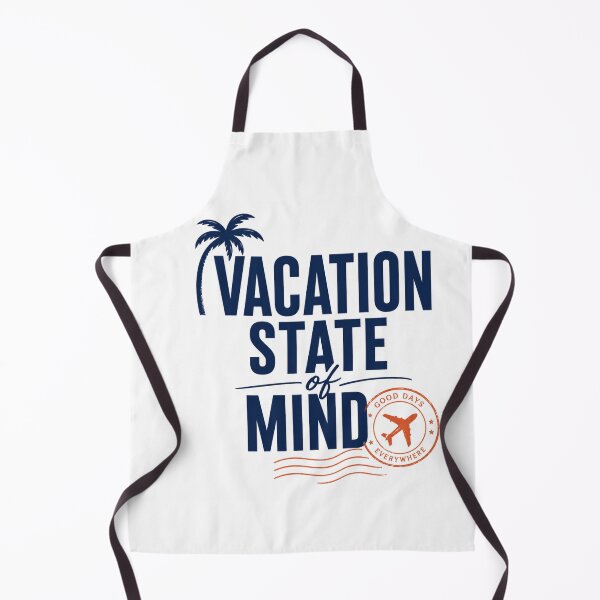 Item preview, Vacation State of Mind — Coastal Travel Typography Art Print designed and sold by AFlair4It.