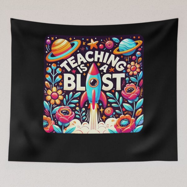 Item preview, Teaching Is A Blast Rocket designed and sold by SiarheiYur.