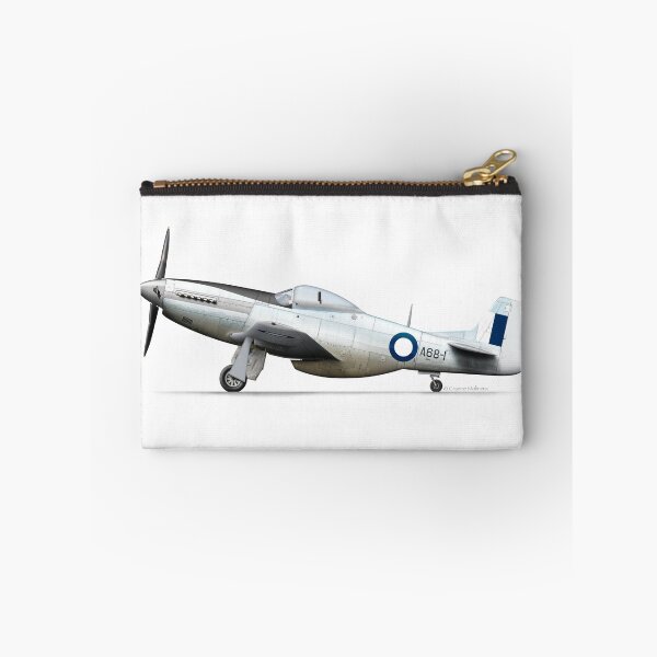 Item preview, NORTH AMERICAN P-51 MUSTANG A68-1 RAAF 1945  designed and sold by Grubby Fingers Aircraft Illustration.