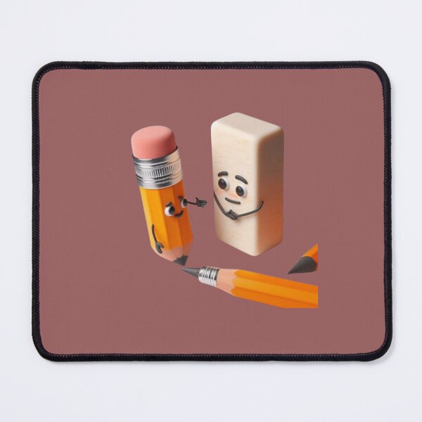 Item preview, Best Friends: Pencil and 3D Eraser designed and sold by AnyeloDesign.