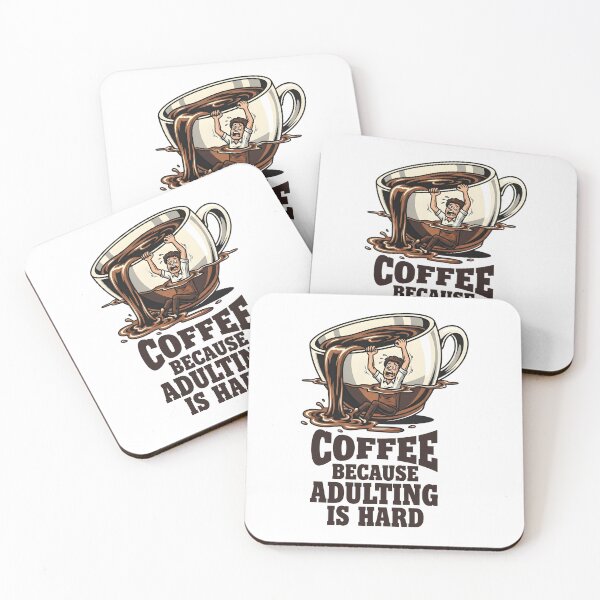 Item preview, Relatable Adulting Humor Coffee Lover designed and sold by Dazzle-Sizzle.