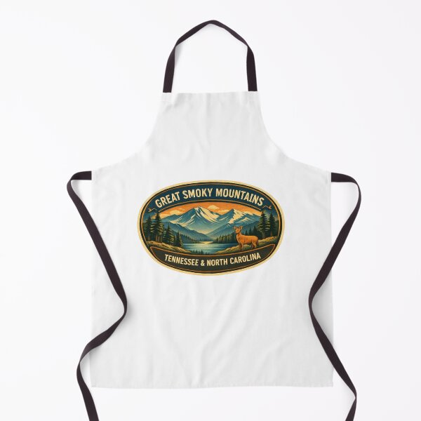 Item preview, Great Smoky Mountains National Park - Vintage Tennessee North Carolina Travel Art designed and sold by SasquatchTrail.