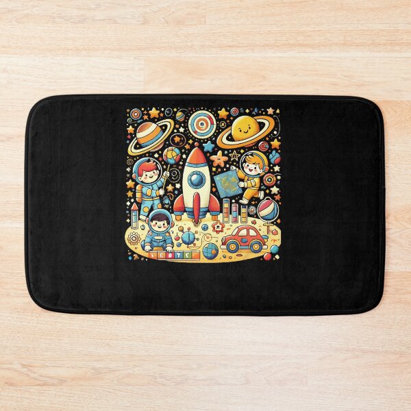 Item preview, Cute Space Rocket Pattern designed and sold by SiarheiYur.