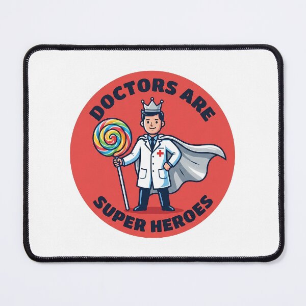 Item preview, Superhero Doctor Circular Emblem Design designed and sold by AbanoubStore.