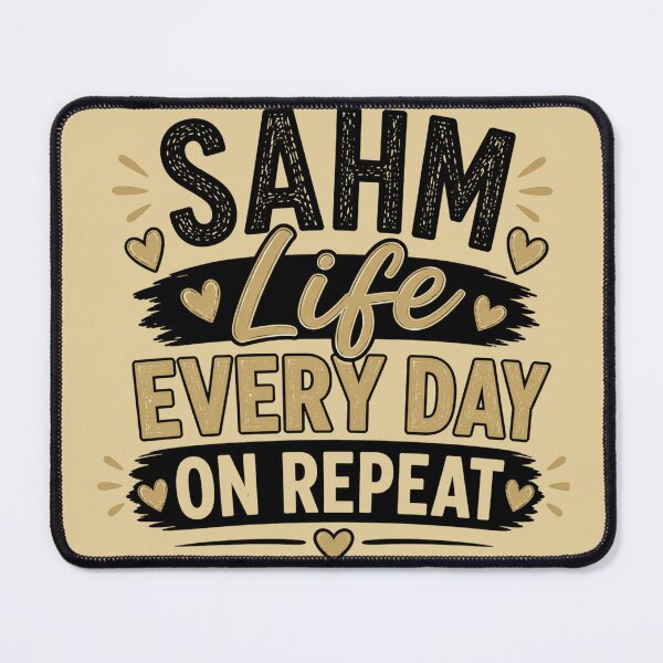 Item preview, SAHM Life Every Day On Repeat Stay at Home Mom Gift designed and sold by ChiefMomCo.