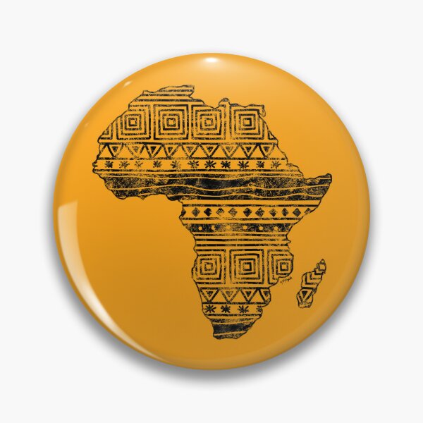 Item preview, Patterned Map of Africa  designed and sold by ArtVixen.
