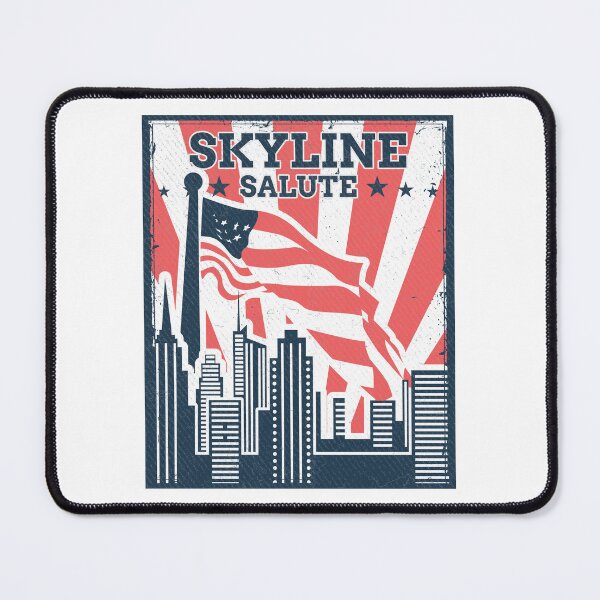 Item preview, Skyline Salute USA designed and sold by PTMerchco.