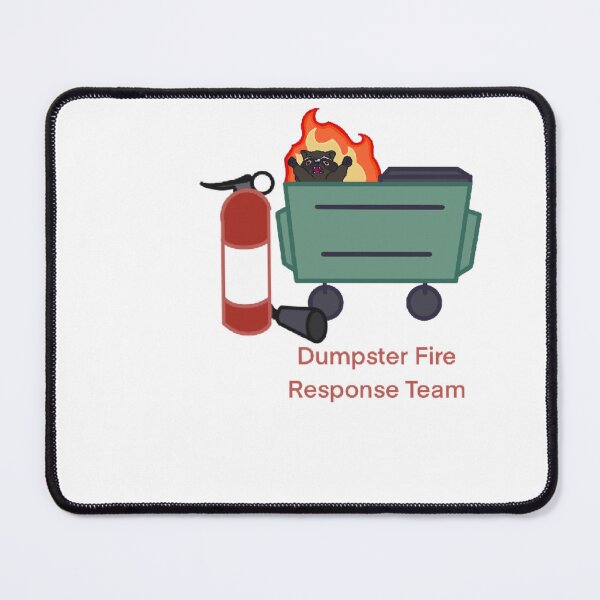 Item preview, Dumpster Fire Response Team designed and sold by KryptidsKrafts.