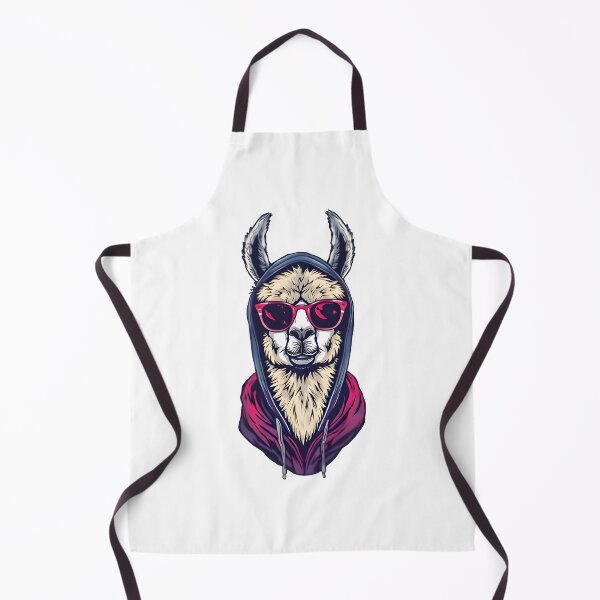 Item preview, Nonchalant Llama In Sunglasses And Hoodie designed and sold by BabiesNanimals.