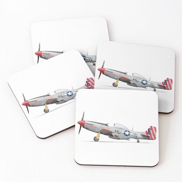 Item preview, NORTH AMERICAN AVIATION P-51 MUSTANG A68-100 1990 N51AB 1990 designed and sold by Grubby Fingers Aircraft Illustration.