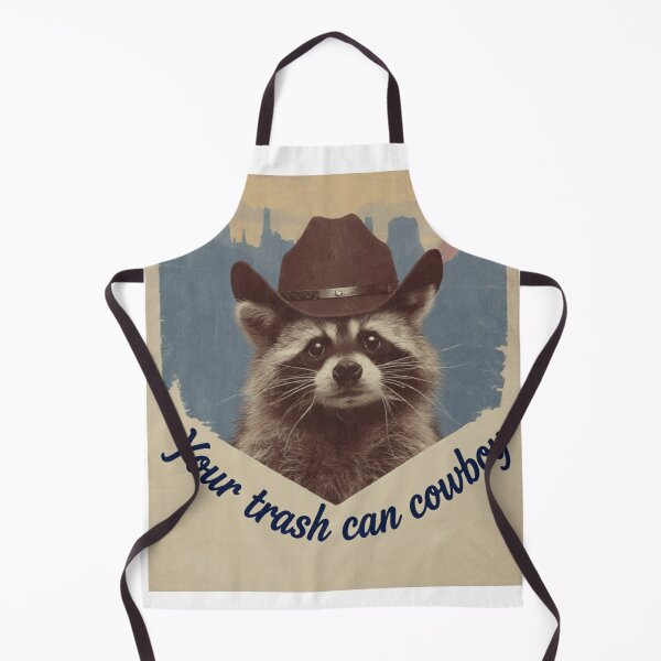Item preview, Your trash cowboy cute raccoon designed and sold by Robo-Mart Smart Shopping.