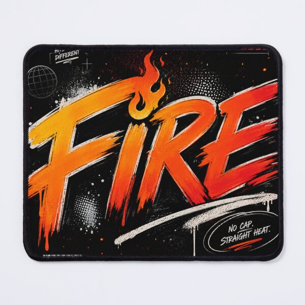 Item preview, FIRE — No Cap. Straight Heat. designed and sold by AFlair4It.