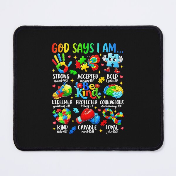 Item preview, God Says I Am Be Kind Autism Awareness Sped Women Men Kids T designed and sold by mytvtoday2020.