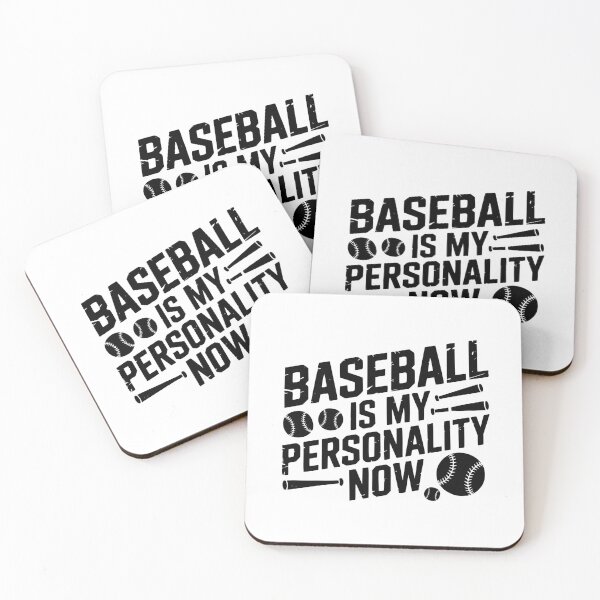 Item preview, Baseball Is My Personality Now designed and sold by theartfulaspie.