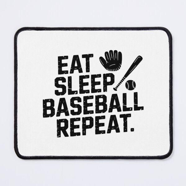 Item preview, Eat Sleep Baseball Repeat designed and sold by theartfulaspie.