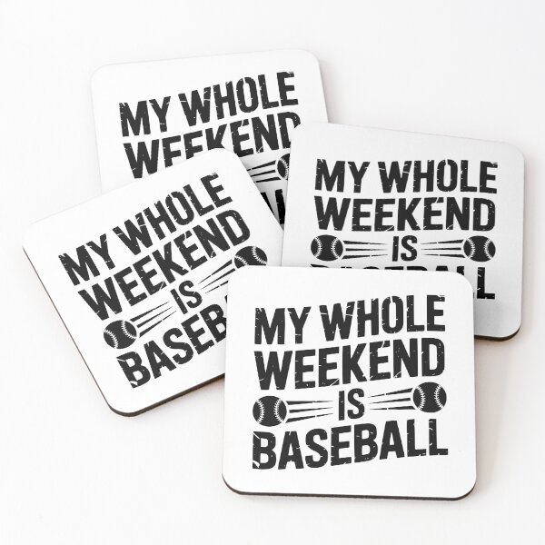 Item preview, My Whole Weekend Is Baseball designed and sold by theartfulaspie.