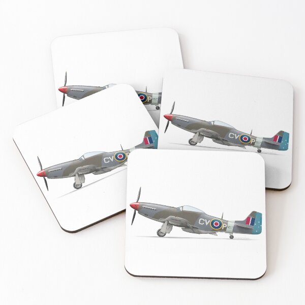 Item preview, NORTH AMERICAN AVIATION P-51 MUSTANG A68-105 VH-JUC designed and sold by Grubby Fingers Aircraft Illustration.