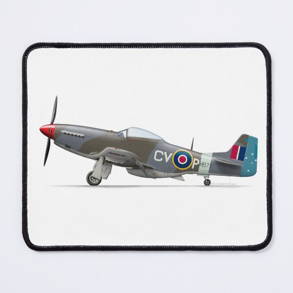 Item preview, NORTH AMERICAN AVIATION P-51 MUSTANG A68-105 VH-JUC designed and sold by Grubby Fingers Aircraft Illustration.