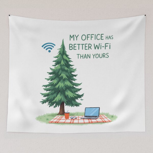 Item preview, My Office Has Better WiFi Than Yours designed and sold by NorthingShop.