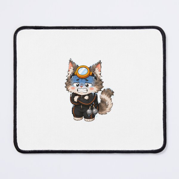 Item preview, KOREA HAENAM - Cute Chibi Maine Coon Cat Freezing Cold Winter Sticker designed and sold by KOREA-HAENAM.