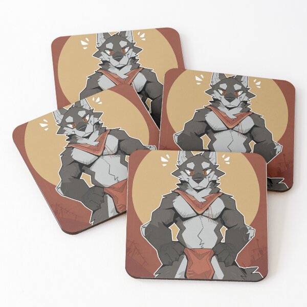 Item preview, Rugged Tribal Wolf Warrior Furry Art designed and sold by KaMow.