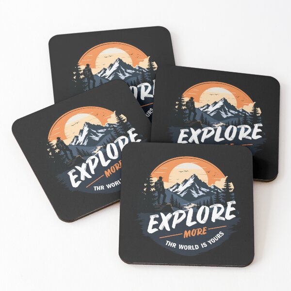 Item preview, Explore More Adventure Mountain Vintage T-Shirt Design designed and sold by projetoo.