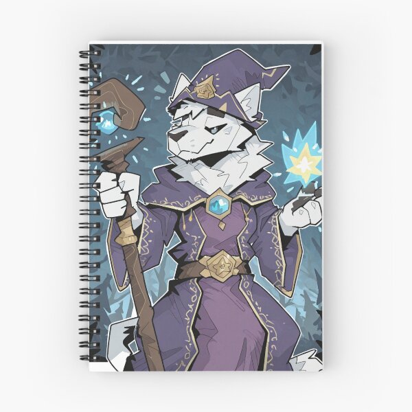 Item preview, Handsome Anthro Wolf Mage Fantasy Furry Art designed and sold by KaMow.