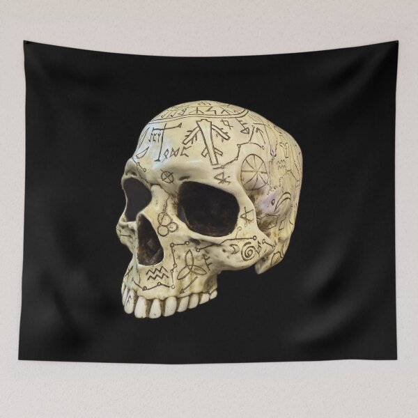 Item preview, Occult Symbol Skull designed and sold by aadventures.