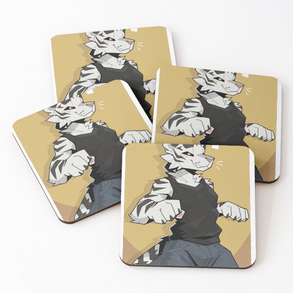 Item preview, Playful White Tiger Casual Furry Art designed and sold by KaMow.