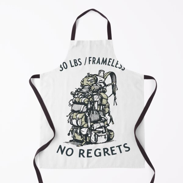 Item preview, 30 Lbs Frameless No Regrets Hiker Tee designed and sold by NorthingShop.