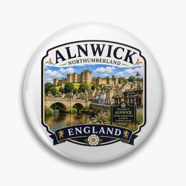 Item preview, Alnwick, Northumberland, England - Alnwick Castle designed and sold by Myra365Art.